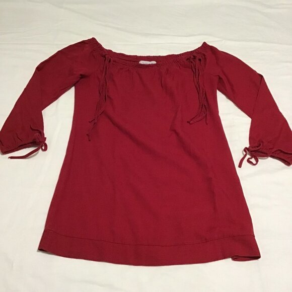 Harper & Me Off Shoulder Mini Tunic Dress Size M - Picture 9 of 14